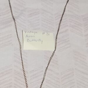 Vintage Avon Butterfly Necklace